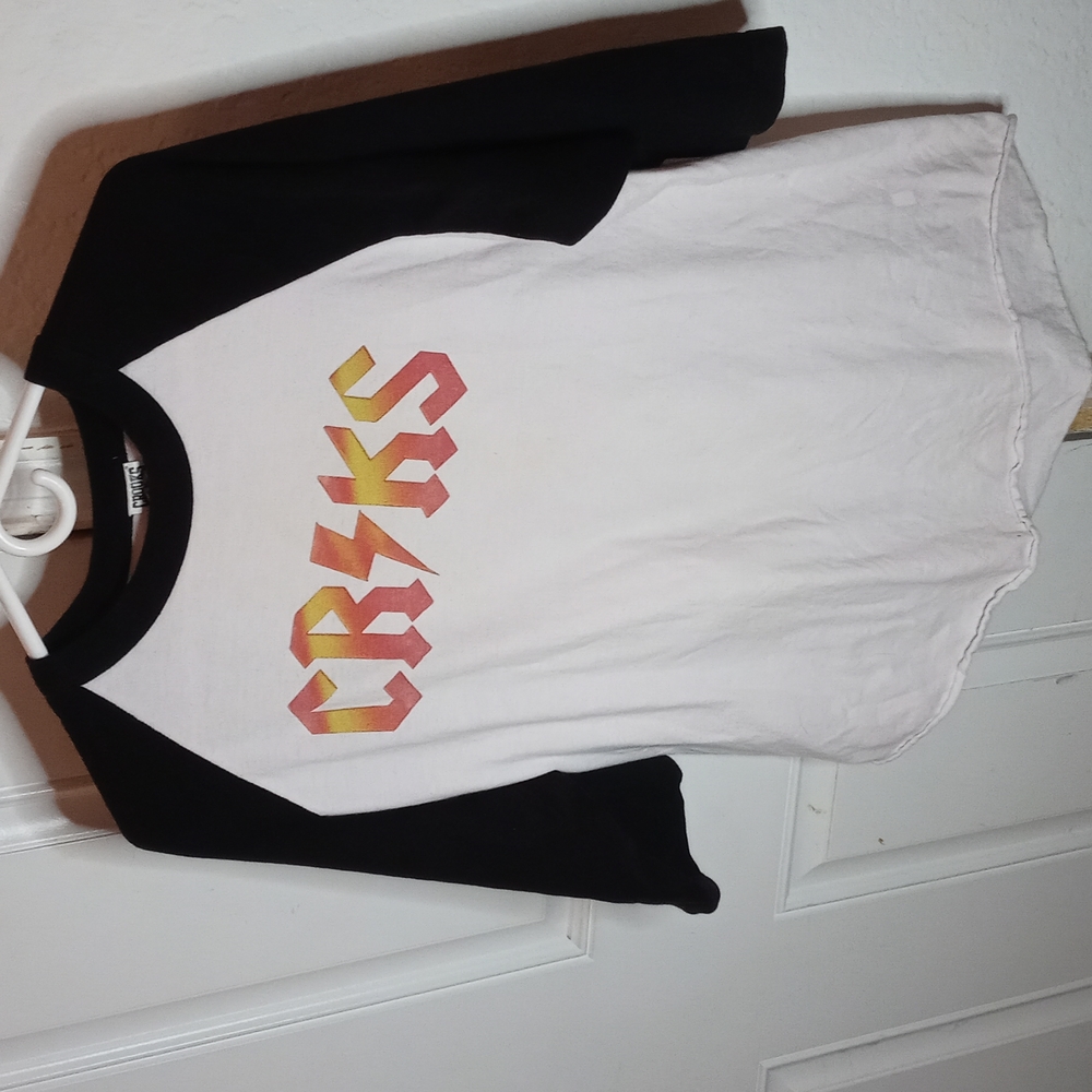 Mens skate vintage style baseball Tee
